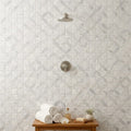 Vogue Light 2x2 Matte, Polished Natural Stone Mosaic — Spa spa interior