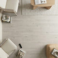 Voila 5G Ivory Oak 8.43x50.62 10mm AC6 Laminate Flooring 8x48 tile — Family Room floor