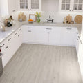 Voila 5G Ivory Oak 8.43x50.62 10mm AC6 Laminate Flooring 8x48 tile — Kitchen floor