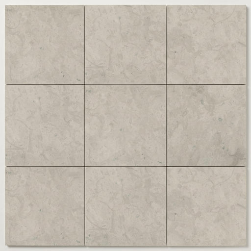 Volcanic Gray Limestone Tile 12x12 Honed 3/8 inch close-up