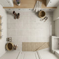 Volcanic Gray Limestone Tile 12x12 Honed 3/8 inch — Mudroom floor