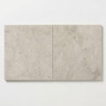 Volcanic Gray Limestone Tile 24x24 Honed 5/8 inch close-up