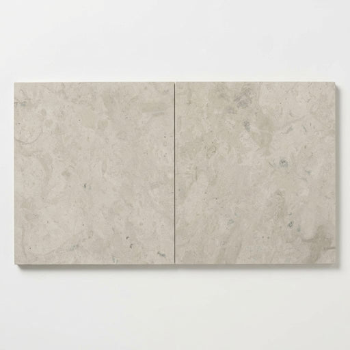 Volcanic Gray Limestone Tile 24x24 Honed 5/8 inch close-up