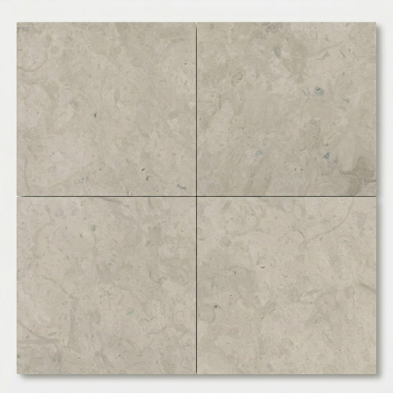 Volcanic Gray Limestone Tile 24x24 Polished 5/8 inch close-up