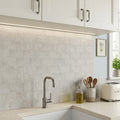 Volcanic Gray Limestone Tile 3x6 3/8 In — Kitchen backsplash