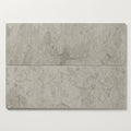 Volcanic Gray Limestone Tile 8x36 Polished 5/8 inch close-up