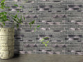 Volcanic Luxe Interlocking Misc. 0.31 Inch Glass Stone Blend Mosaic Tile