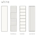 Volume Series White 2 1/3x10 Matte Decorative Look Porcelain Tile