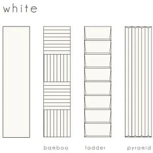 Volume Series White 2 1/3x10 Matte Decorative Look Porcelain Tile