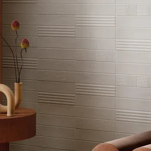 Volume Series White 2 1/3x10 Matte Decorative Look Porcelain Tile