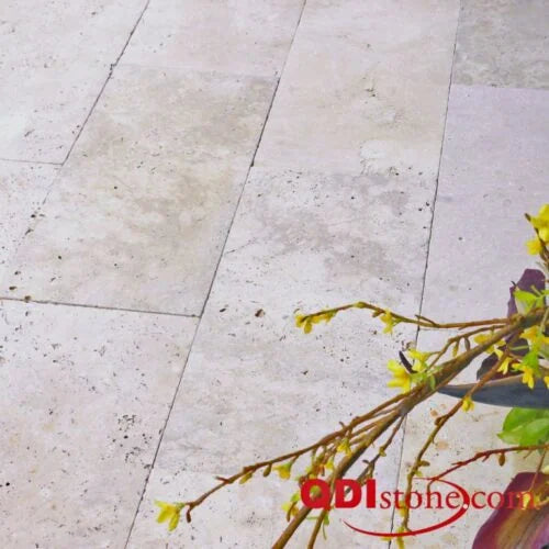 Walnut 6x6 Tumbled Travertine Tile