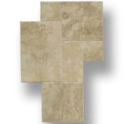 Walnut 6x6 Tumbled Travertine Tile
