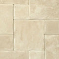 Walnut 4x4 Tumbled Travertine Tile