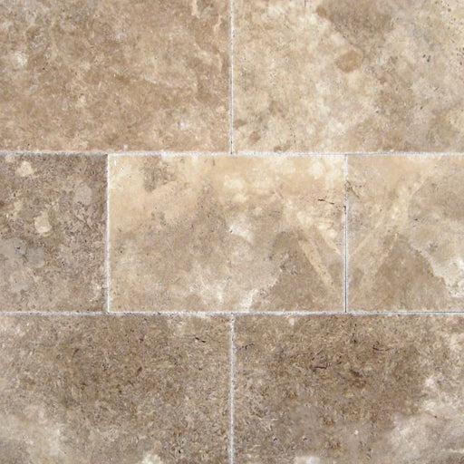 Walnut 18x18 Tumbled Travertine Tile