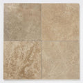 Walnut 18x18 Tumbled Travertine Tile close-up