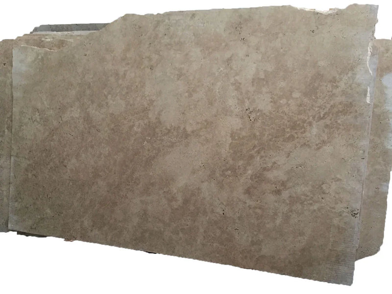English Walnut 3cm Unfilled & Honed Travertine Slab
