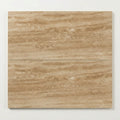 Walnut Polished Vein Cut 12x24 Travertine Tile close-up