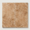 Walnut Travertine 12x24 Filled & Honed Travertine Tile close-up
