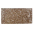 Chocolate Brown Walnut Travertine Tumbled 12 x 24 x 1.25 Paver