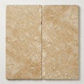 Walnut Travertine Tile 12x24 Tumbled close-up