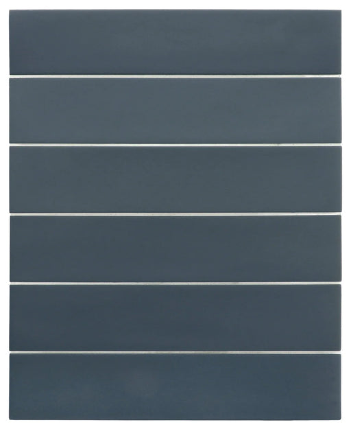 Wander Indaco Blue 2.5x12 Matte Porcelain Wall & Floor Tile