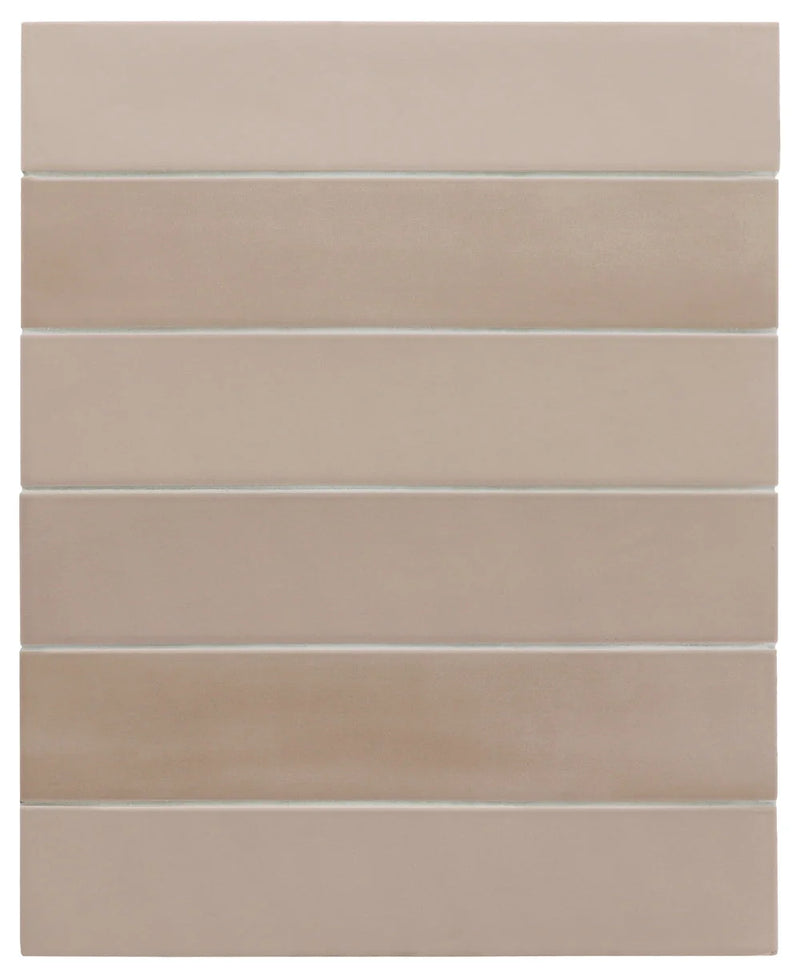 Wander Taupe Blush 2.5x12 Matte Porcelain Wall & Floor Tile
