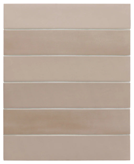Wander Taupe Blush 2.5x12 Matte Porcelain Wall & Floor Tile