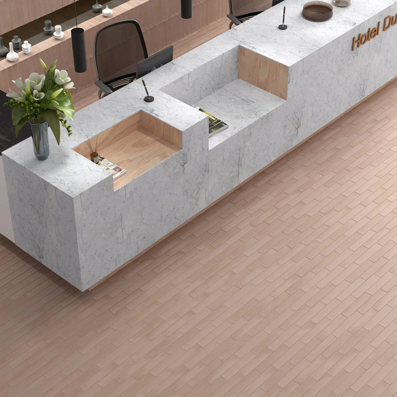Wander Taupe Blush 2.5x12 Matte Porcelain Wall & Floor Tile