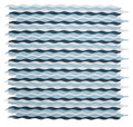 Water Blue 1x2 Glass Mosaic