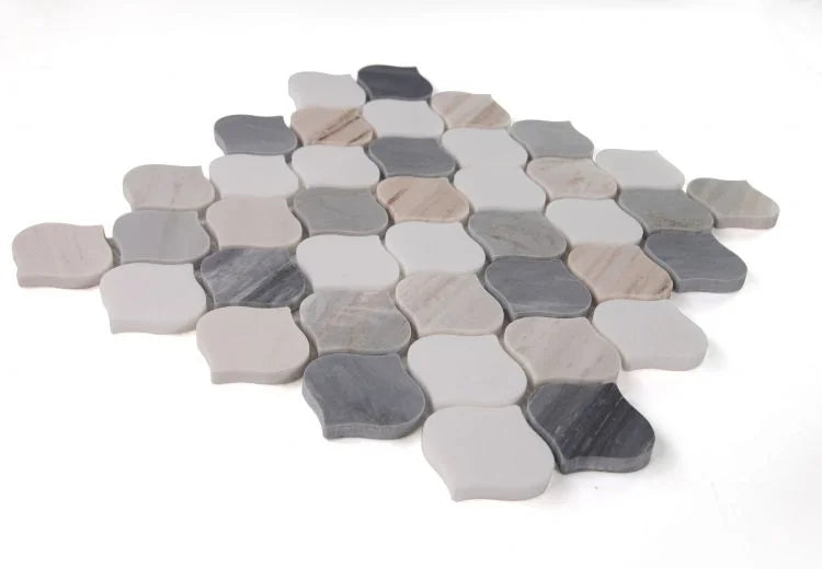 Water Drop Beach 2x4 Marble Mosaic