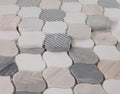 Water Drop Beach 2x4 Marble Mosaic