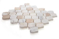 Water Drop Calacatta Gold 2x4 Honed Marble Mosaic