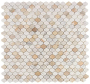Water Drop Calacatta Gold 2x4 Polished Marble Mosaic