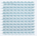 Water Iris 1x2 Glass Mosaic