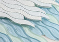 Water Sapphire 11.5x12.5 Glass Mosaic