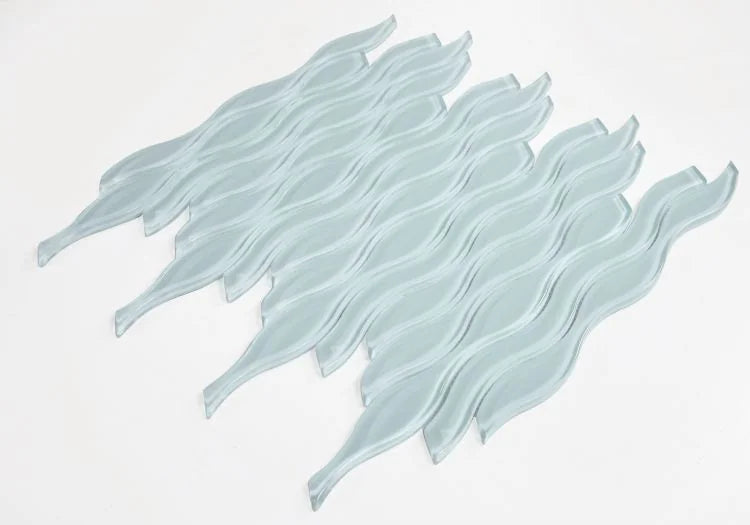 Water Turquoise 11.5x12.25 Glass Mosaic