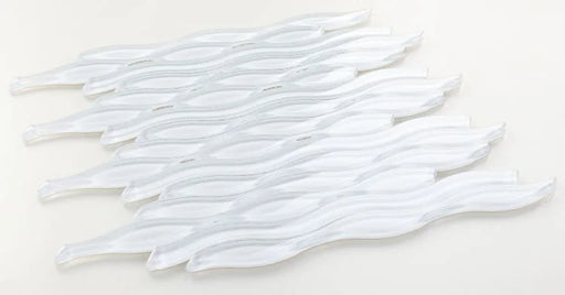 Water White 11.5x12.5 Glass Mosaic