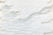 Water White 11.5x12.5 Glass Mosaic