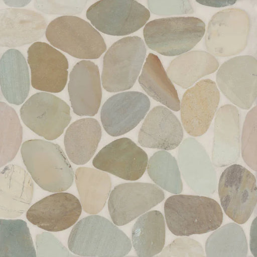 Waterbrook Golden 12x12 Jumbo Sliced Pebble Mosaic