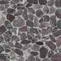 Waterbrook Rosso Levanto 12x12 Medium Sliced Pebble Marble Mosaic