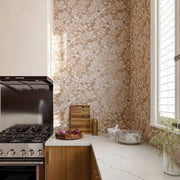 Waterbrook Tan 12x12 Jumbo Sliced Pebble Glass Mosaic