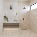 Waterbrook White 12x12 Jumbo Sliced Pebble Glass Mosaic