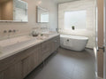 Watercolor Bianco 3.5x24 Bullnose Matte Porcelain Trim