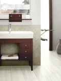Watercolor Bianco 3.5x24 Bullnose Matte Porcelain Trim