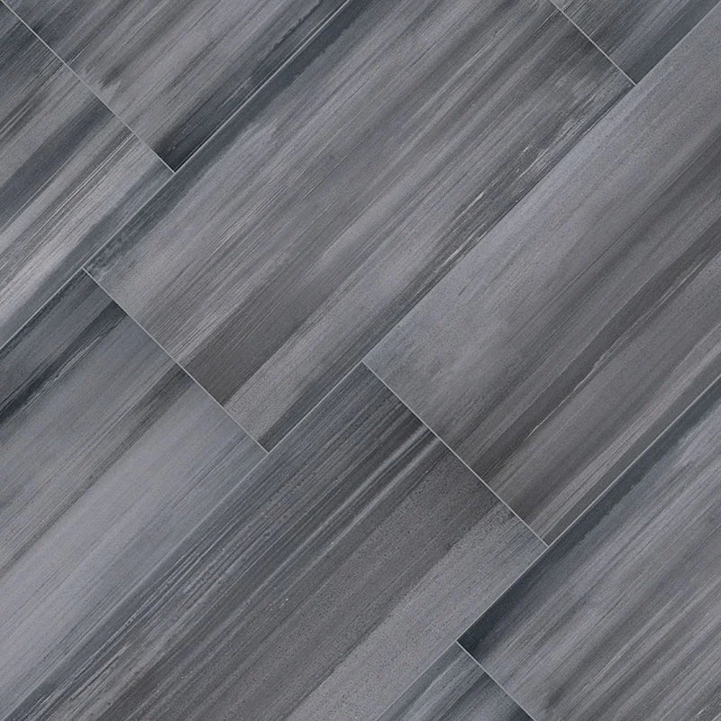 Watercolor Graphite 3.5x24 Bullnose Matte Porcelain Trim
