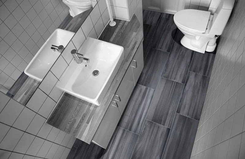 Watercolor Graphite 12x24 Matte Porcelain Tile