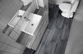 Watercolor Graphite 3.5x24 Bullnose Matte Porcelain Trim