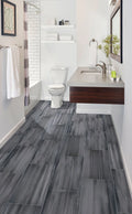Watercolor Graphite 3.5x24 Bullnose Matte Porcelain Trim