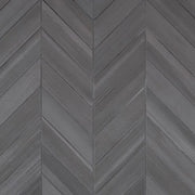Watercolor Graphite Chevron 12x15 Matte Porcelain Mosaic Tile