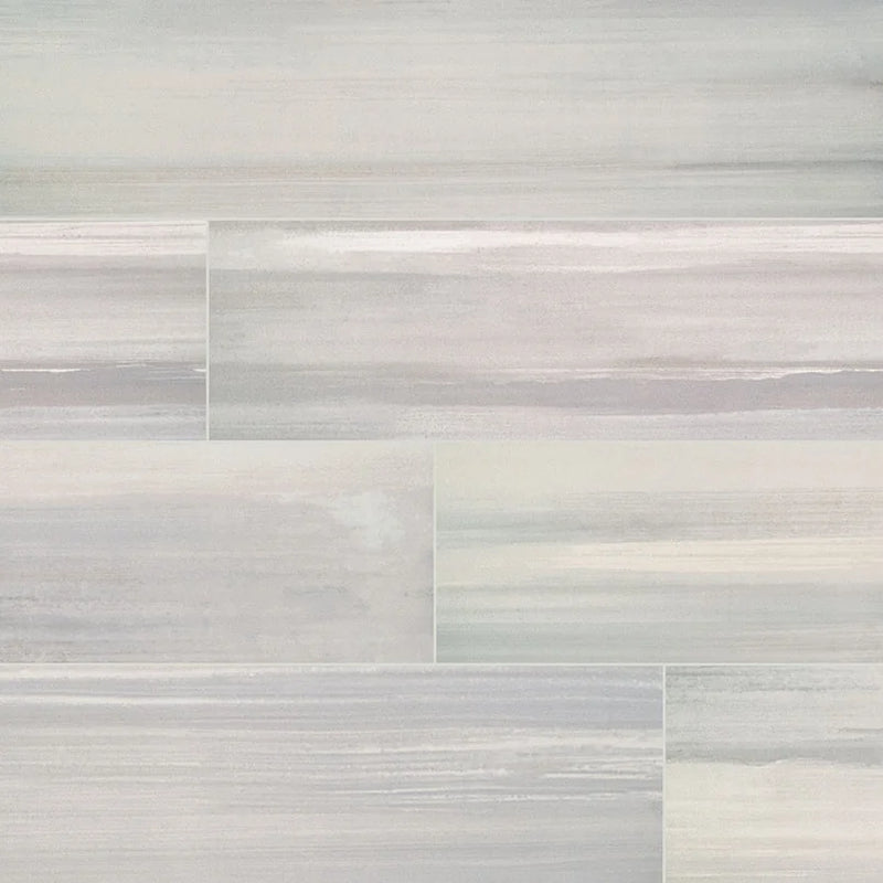 Watercolor Grigio 6x36 Matte Porcelain Tile